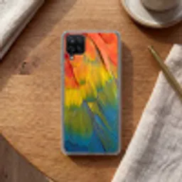 Veren - Ara - Kleurrijk Telefoonhoesje Samsung Galaxy A12 klein -sfeer1