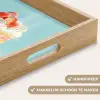 Slagroom - Taart - Blauw - Eten Dienblad Rechthoek middel -USP_HandgreepNL