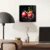 Kersen - Fruit - Graffiti - Verf - Abstract - Modern - Kleurrijk plexiglas 5mm klein -sfeer6