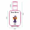 Sterrenmagie met krullen Kinderkoffer - Roze klein -productfoto_formaten