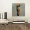 Verf - Kwast - Schilderij aluminium wit klein -sfeer1