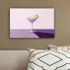 Cocktail - Paars - Minimalistisch - Citroen canvas 2cm klein -sfeer3