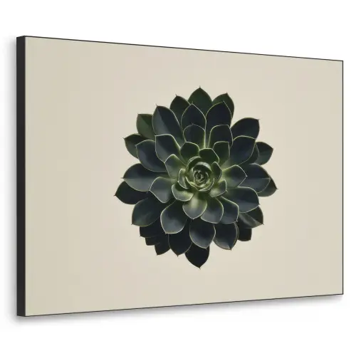 Rozet - Cirkelvormig - Donkergroen Textielframe zwart klein -3d