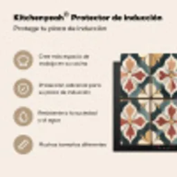 Decoratie - Tegels - Spaans - Vintage Inductie beschermer vinyl 3mm middel -zzsfeer2_SP
