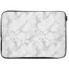 Wit - Marmer - Grijs laptophoes neopreen klein 279 -zkaufland3dotto