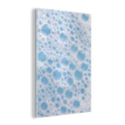 Schuim - Bubbels - Blauw plexiglas 5mm klein -z3d