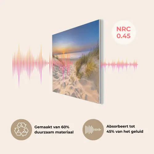 Duin - Zonsondergang - Horizon - Strand - Gras PET vilt klein -USP_NL