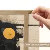 Abstract - Zwart - Goud - Modern Light Box met batterij (Wandlamp) middel -USP_websiteprintNL
