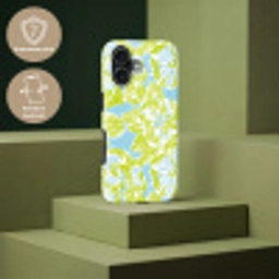 Modern - Bloemen - Groen Toughcase MagSafe Apple iPhone 17 klein 1017 -USP_PrintM_NL