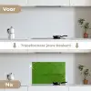 Natuur - Blad - Groen keuken achterwand spatscherm klein -voor_na_NL
