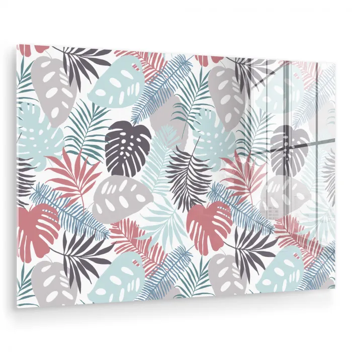 Bladeren - Jungle - Pastel - Tropisch plexiglas 5mm klein -zzzproduct_nieuw