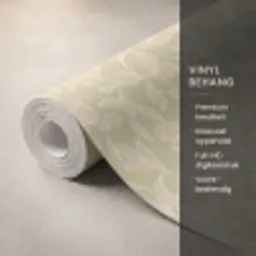 Organisch - Subtiel - Groen Behang Vinyl klein 1060 -USP_closeupNL