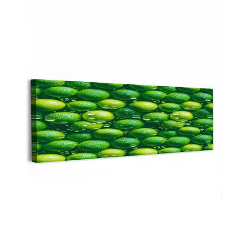 Limoenen - Druppels - Groen canvas 2cm klein 828 -z3d
