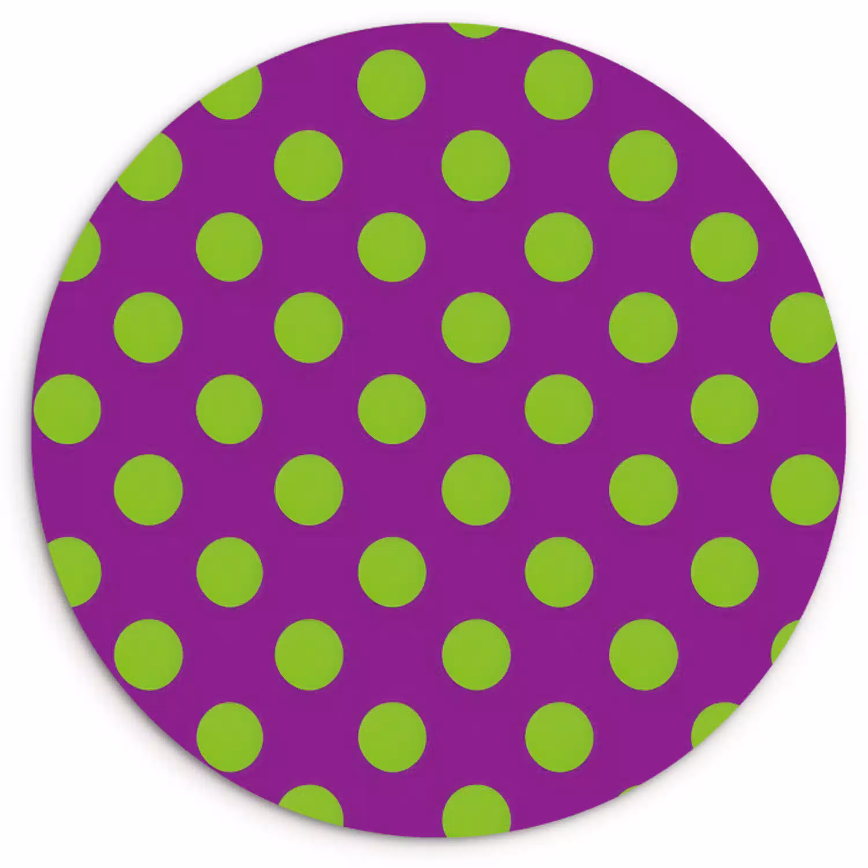 Stippen - Klassiek - Groen Wandcirkel kunststof plaat 5mm dik klein 188 -3d