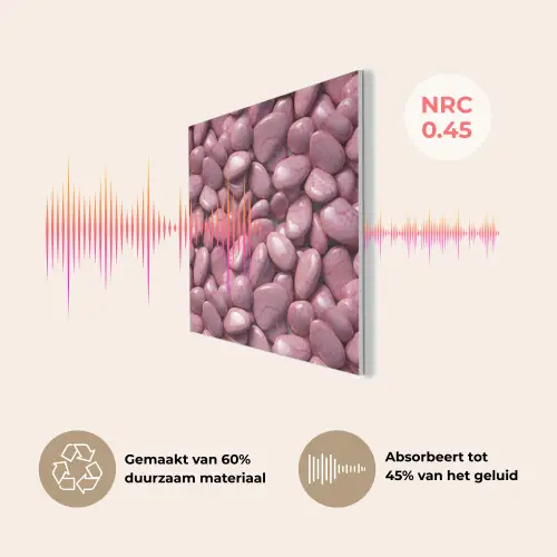 Roze - Glanzende - Stenen PET vilt klein 837 -USP_NL