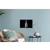Champagne - Bloemen - Goud - Chique Muursticker klein -plant