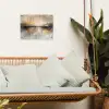 Abstract - Modern - Beige - Aesthetic - Goud tuinposter los doek klein -sfeer7