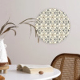 Floraal - Patroon - Kleurrijk Wandcirkel kunststof plaat 5mm dik klein 188 -sfeer4