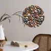 Kleuren - Matte - Stenen Wandcirkel behangsticker klein 186 -sfeer3