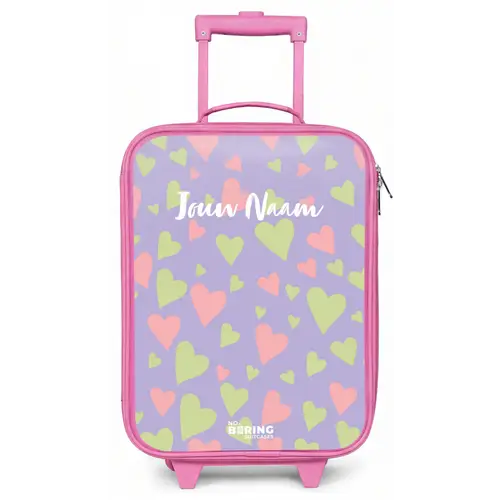Lovely lila Kinderkoffer - Roze klein -zz3dotto