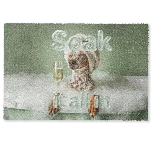 Soak it all in - Hond - Bad Deurmat klein -zkaufland3d