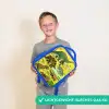 Dino's bij het water Kinderrugzak - Blauw middel -sfeer1_NL