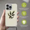 Olijftak - Donkergroen - Olijven Hoesje iPhone 16 Pro Max met koord klein -sfeer2_NL