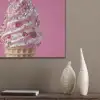 Softijs - Edelstenen - Roze - Hoorntje PET vilt klein -sfeer6_closeup