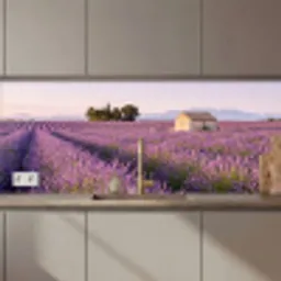 Lavendel - Landschap - Sereen - Paars keuken achterwand 2 middel zz_3dshopping