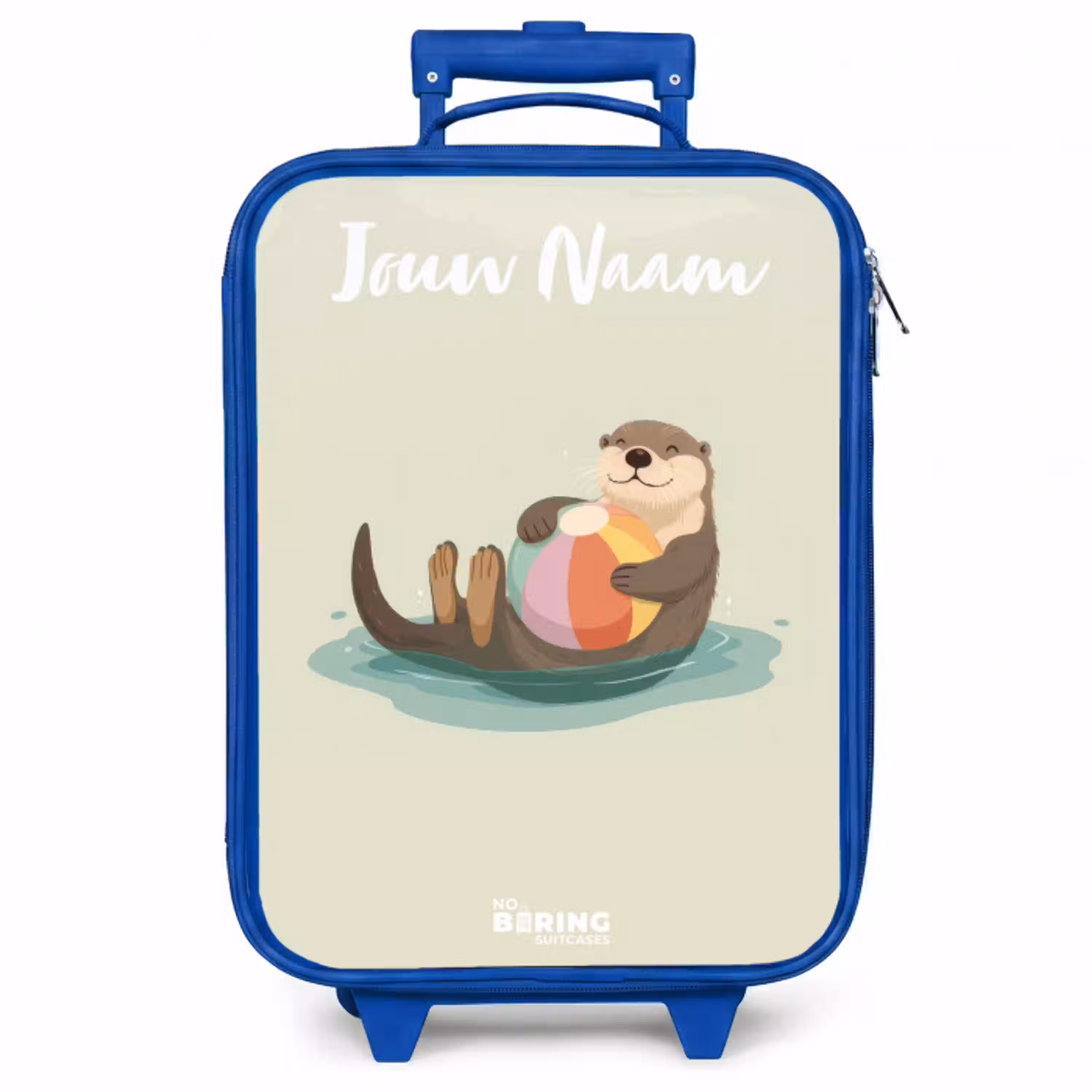 Otter - Strandbal - Water Kinderkoffer - Blauw klein -zzz_website3d