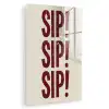 Japandi - Vintage - Decoratie - Rood plexiglas 5mm klein -zzzproduct_nieuw