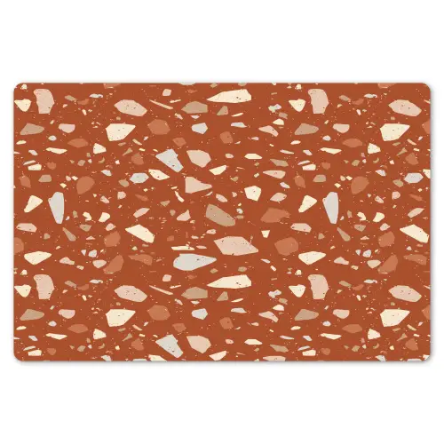 Terrazzo - Patroon - Klei Placemat vinyl groot 368 -zzsfeer1_Kitchenyeah-website