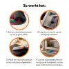 Haai - Koraalrif - Abstract - Kleurrijk Inductie beschermer vinyl 3mm klein -zzzzzzz-td-werking