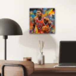 Basketbal - Verf - Kleuren - Rood aluminium wit klein -sfeer5
