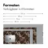 Bruin - Goud - Marmer Muismat XXL klein 681 -sfeer5