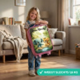 Olifant - Tijger - Bos - Jungle Kinderkoffer - Roze klein -sfeer2_NL
