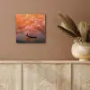 Zee - Boot - Wolken - Oranje aluminium wit klein -sfeer4