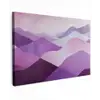 Abstract - Heuvels - Landschap - Paars Tuinposter op houten frame 2 cm dik klein -3d