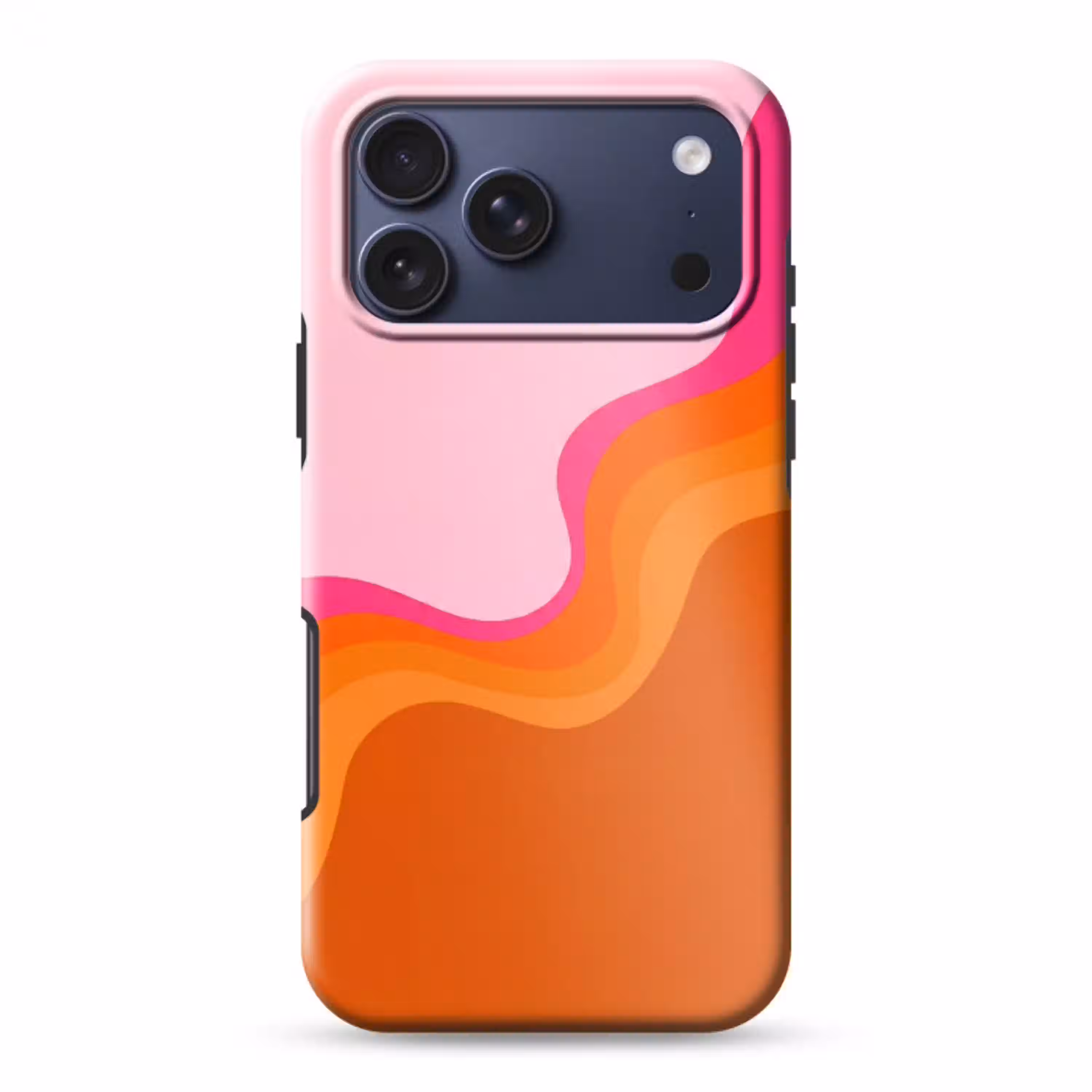 Retro - Waves - Kleurrijk Toughcase MagSafe Apple iPhone 17 Pro Max klein -3d