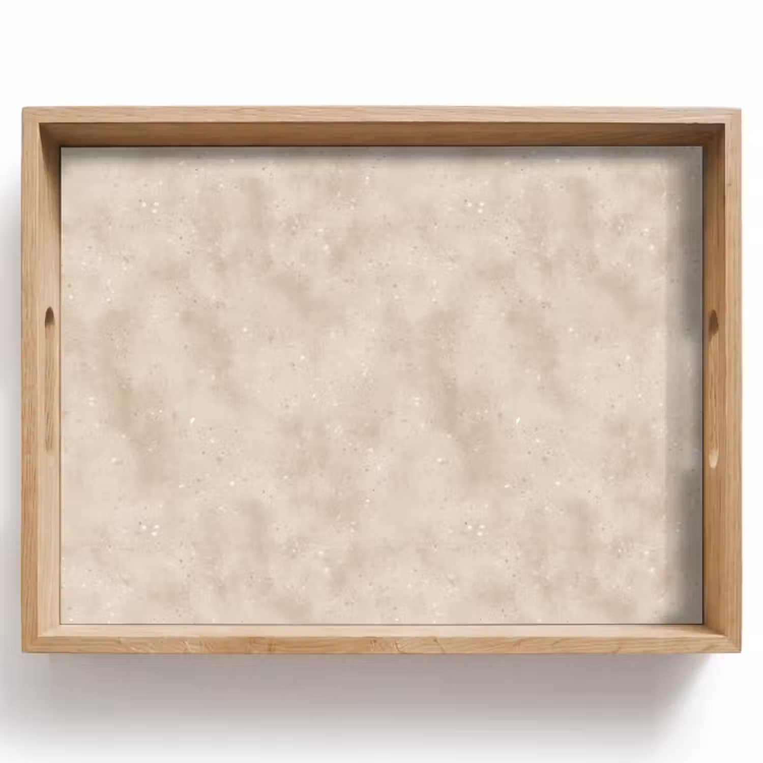 Tablett - Textur - Sprenkeln - Beige