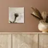 Paardenbloem - Minimalistisch - Wit plexiglas 5mm klein -sfeer5