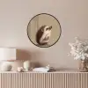 Egel - Snuitje - Bruin - Stekels Fotolijst rond zonder passe partout klein -sfeer3