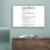 Moeder definitie - Quotes - Mother - Spreuken canvas 2cm klein -sfeer4