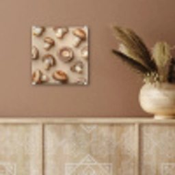 Kastanje Champignons - Beige plexiglas 5mm klein -sfeer5