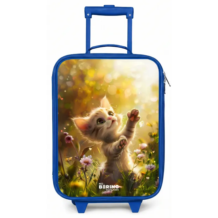 Koosje kitten Kinderkoffer - Blauw klein -zz3dotto