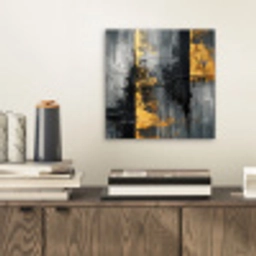 Modern - Goud - Grijs - Patroon aluminium wit klein -sfeer1