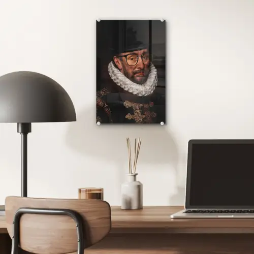 Willem van Oranje - Adriaen Thomasz - Bril plexiglas 5mm klein -sfeer6
