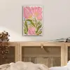 Bloemen - Bladeren - Abstract - Roze plexiglas 5mm klein -sfeer4