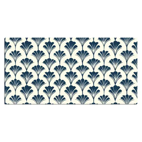 Klassiek - Motief - Blauw Muismat XXL klein 681 -3d_leeg