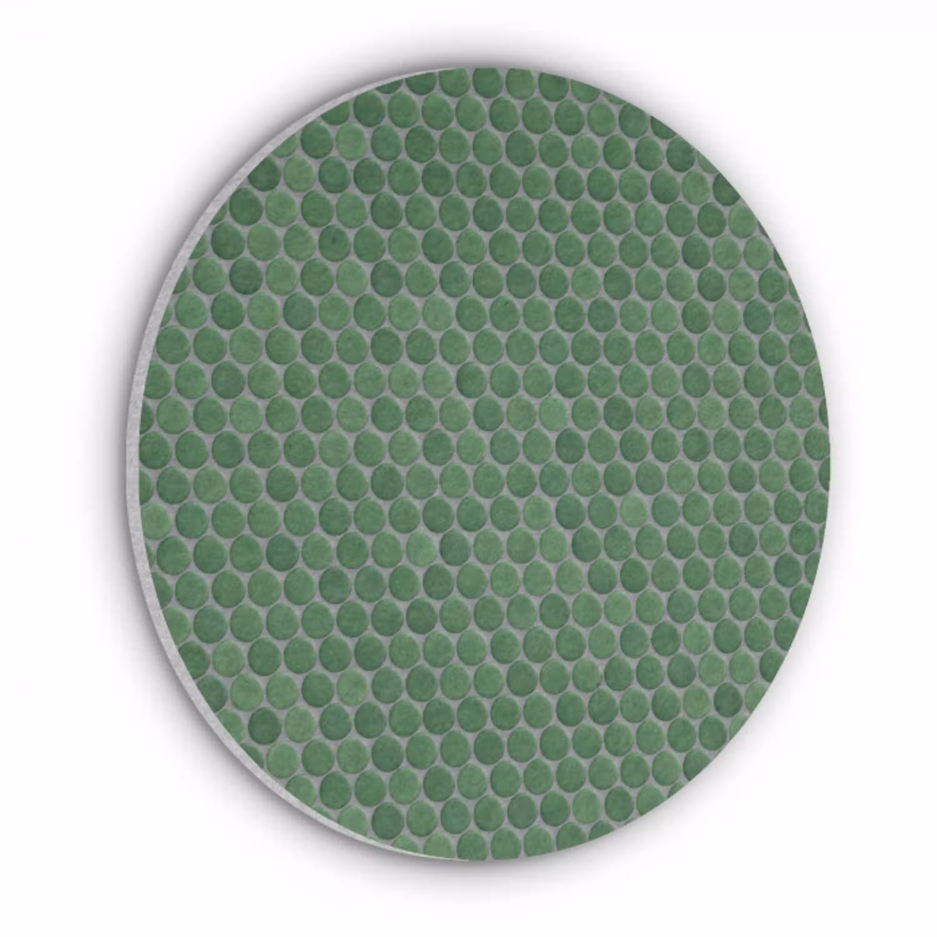 Penny - Mozaïek - Bosgroen - Green Akoestische PET Vilt - Rond klein 838 -3d